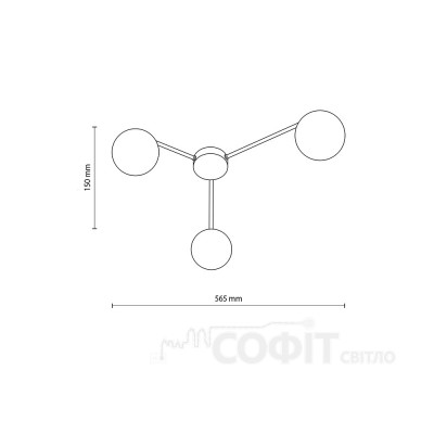 Люстра стельова TK Lighting ELTON, 10261