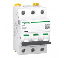 Автоматичний вимикач 63А, 3 полюси, крива C, 6кА Schneider Electric Acti9 iC60N A9F79363