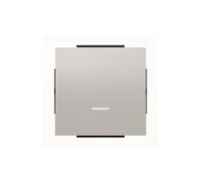 Клавиша клавишного светорегулятора ABB Sky серебристый, 8560.1 PL
