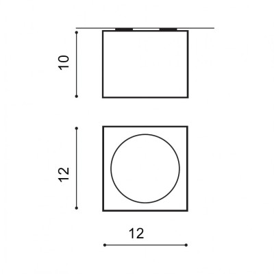 Точковий світильник AZzardo ECO ALEX v.2 WH AZ4318