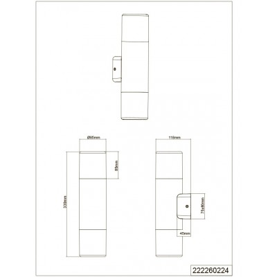 Вуличний світильник Trio 222260224 Hoosic Вуличний світильник Trio 222260224 Hoosic