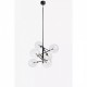 Люстра MarkSlojd Sweden ANDREW Pendant 6L Black/Clear 107748