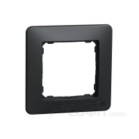 Рамка 1-постова, чорний, Sedna Design SDD314801, Schneider Electric