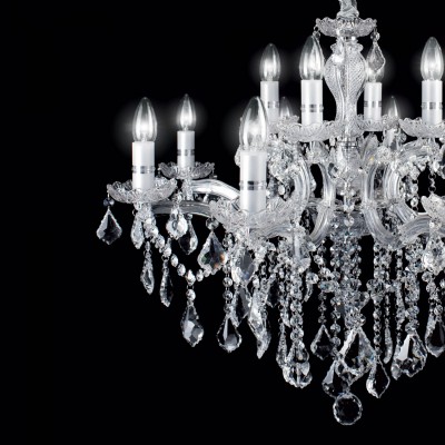 Люстра Ideal Lux FLORIAN SP12 CROMO 035604