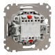 Выключатель одноклавишный перекрестный (переключатель), матовый алюминий, Sedna Design & Elements SDD170107, Schneider Electric