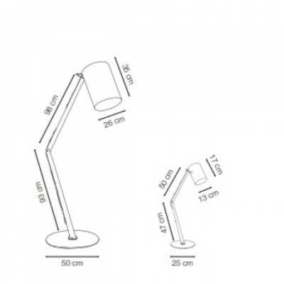 Настільна лампа Ideal Lux BIN TL1 144863 Настільна лампа Ideal Lux BIN TL1 144863