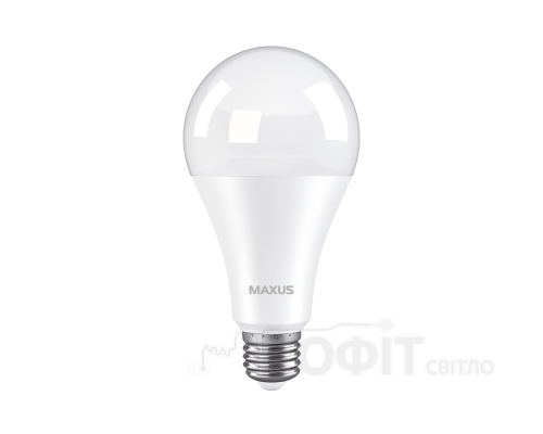 Лампа світлодіодна A70 Maxus 1-LED-783 A80 18W 3000K 220V E27