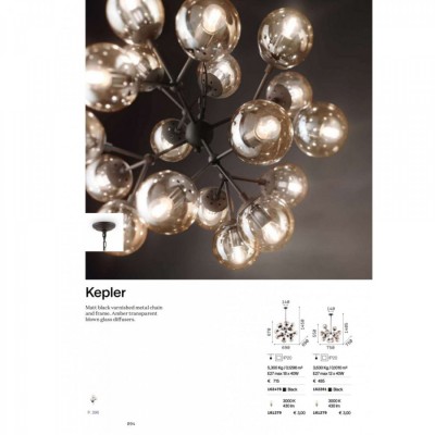 Люстра Ideal Lux KEPLER SP18 162478