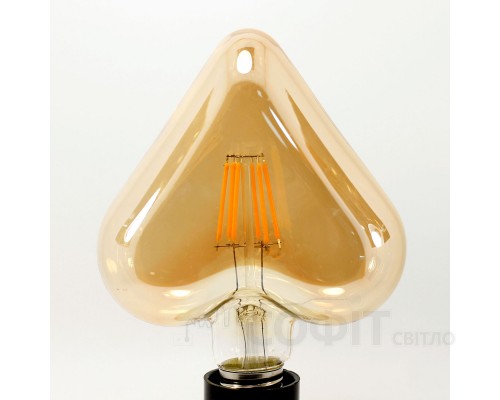 Лампа светодиодная декоративная Horoz "RUSTIC HEART-6" 6W 2200K 220V E27