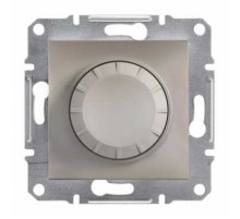 Світлорегулятор поворотний 315ВА бронза Asfora EPH6600169 прохідний Schneider Electric (Дімер)