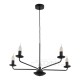 Люстра подвесная TK Lighting LIMAL BLACK, 4612