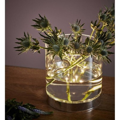 Настольная лампа MarkSlojd Sweden BOUQUET Table 19cm Chrome/Clear 107326