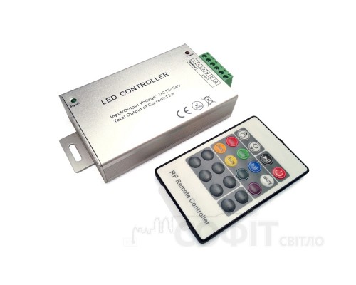 Контролер RGB для світлодіодної стрічки 12А RF 20 кнопок №11