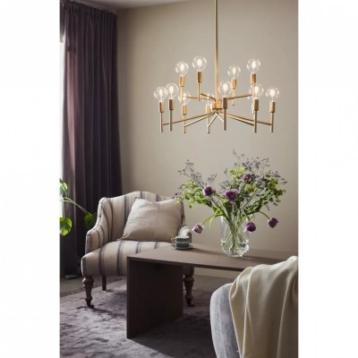 Подвесная люстра MarkSlojd Sweden REGENT Painted Gold 108106