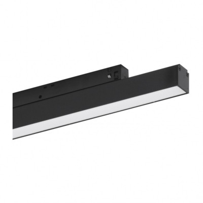Трековий світильник AZzardo SAGA TRACK MAGNETIC 12W MILKY120 4000K BK AZ4605
