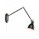 Бра MarkSlojd Sweden HOUSE Wall 1L Black/Steel 108250
