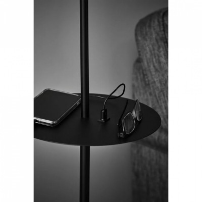 Торшер MarkSlojd Sweden LINEAR Floor 1L USB Black 107307