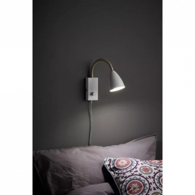Бра - спот MarkSlojd Sweden CIRO Wall Flex 1L White/Steel 107410