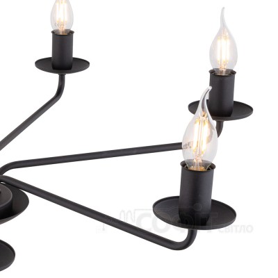 Люстра підвісна TK Lighting LIMAL BLACK, 4612