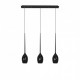Підвісний світильник AZzardo IZZA 3 SHINY BLACK AZ2321