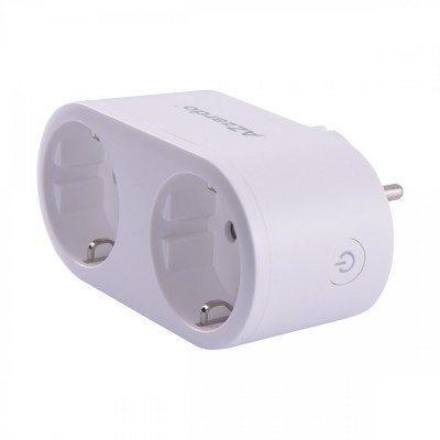 Розумна розетка AZzardo PLUG INSIDE 16A DOUBLE AZ3476