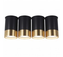 Накладной светильник Pikart BP Black/White Gold на 4 лампы 25624-1