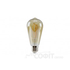 Лампа светодиодная ST64-петля Velmax Filament 4W E27 2700К 220V 21-43-52