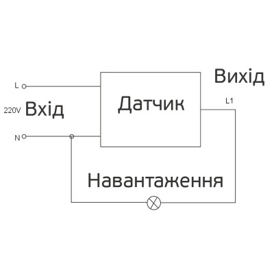 Датчик движения Feron LX39/SEN11 белый