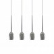 Подвесной светильник AZzardo IZZA 4 SMOKY AZ2938