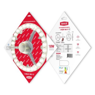 Світлодіодний модуль MAXUS 1-MLM-1841-C Led Module 18W 4100K Circle Ремнабір