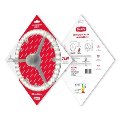 Світлодіодний модуль MAXUS 1-MLM-2441-C Led Module 24W 4100K Circle Ремнабір