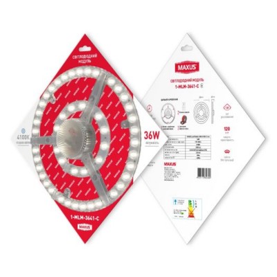 Світлодіодний модуль MAXUS 1-MLM-3641-C Led Module 36W 4100K Circle Ремнабір