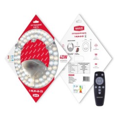 Світлодіодний модуль з пультом MAXUS 1-MLM-40-CR Led Module 40W 3CCT Circle Remote, Ремнабір