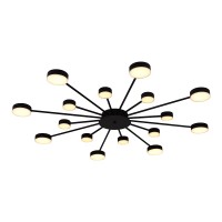 Люстра люстра Miorro LED Foresta 16x6,3 Вт чорна 51-313-005