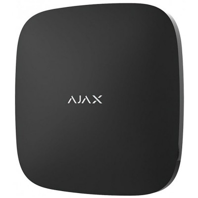 Бездротова централь Ajax Hub Jeweller з підтримкою Ethernet та SIM-карти (2G), Чорний