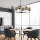 Люстра підвісна TK Lighting CHICAGO LINEN, 3999