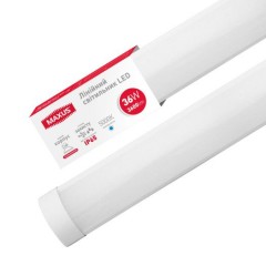 Світлодіодний лінійний світильник Maxus Batten Light 36W 5000K IP65 (1-MBT-3650-PC)