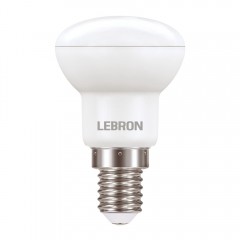 Лампа світлодіодна LED Lebron L-R50 6W E14 4100K 220V 510Lm 11-14-68