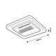 Потолочная люстра с вентилятором Rabalux 71341 Aireon LED/50W/230V 3000/4000/6000K Wi-Fi + пульт
