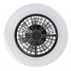 Стельова люстра з вентилятором Rabalux 71329 Dalfon 2 LED/48W/230V 3000-6500K + пульт