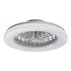Стельова люстра з вентилятором Rabalux 71333 Dalfon 2 RGB LED/48W/230V 3000-6500K + пульт 