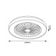 Потолочная люстра с вентилятором Rabalux 71336 Dalfon 2 LED/40W/230V 3000K/4000K/6000K Wi-Fi + пульт