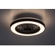 Потолочная люстра с вентилятором Rabalux 71336 Dalfon 2 LED/40W/230V 3000K/4000K/6000K Wi-Fi + пульт