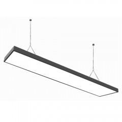 Светодиодный светильник подвесной 24W 4100K IP20 черний Velmax V-VOL 25-12-75