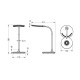 Настільна лампа MAXUS Desk Lamp 12W 3CCT WH, Біла, 1-MDL-12W-WSmile