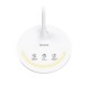 Настільна лампа MAXUS Desk Lamp 12W 3CCT WH, Біла, 1-MDL-12W-WSmile