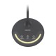 Настільна лампа MAXUS Desk Lamp 12W 3CCT BL, Чорна, 1-MDL-12W-BSmile
