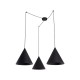 Підвісний світильник TK Lighting CONO BLACK L, 6629