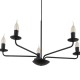 Люстра підвісна TK Lighting LIMAL BLACK, 4612