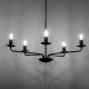 Люстра підвісна TK Lighting LIMAL BLACK, 4612